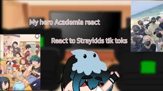 Mha react to Straykids|iko-chan original