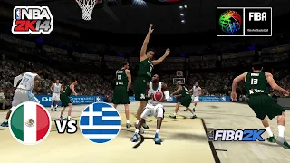 MEXICO VS GREECE l Full Game Match Highlights FIBA POCKET TOURNAMENT EXHIBITION 2KFIBA