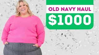 $1000 Plus Size Old Navy Try On Haul: Curvy Winter Wardrobe Must Haves