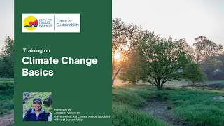 Climate Change Training Series: Climate Change 101