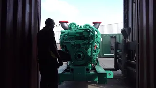 Loading 2250 kVA Cummins Diesel Generator Ready for Export