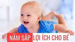 Trẻ ngủ nằm sấp có tác dụng gì? Chia sẻ cảm nhận của mẹ cho bé ngủ nằm sấp từ khi mới sinh.