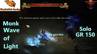 Diablo 3: Season 27 - Solo 150 -  Monk - Wave of Light - 12:47 (3186 Pg) When practice makes perfect