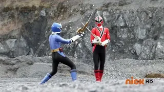 Power Rangers Samurai - I’ve Got A Spell On Blue - Red Ranger vs Evil Blue Ranger