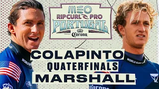 Crosby Colapinto vs Jake Marshall | MEO Rip Curl Pro Portugal 2024 - Quarterfinals Heat Replay