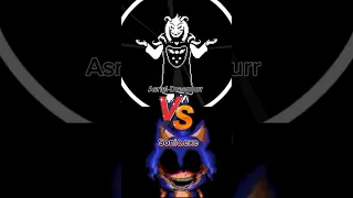 Asriel Dreemurr vs Sonic.exe #shorts #sonicexe2 #undertale