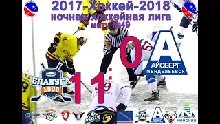Матч №49 ЕЛАБУГА-АЙСБЕРГ 11:0 (НХЛ-2018)