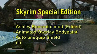 [Ansgam] 5 - Skyrim SE - Ashley Romantic - Animated Overlay - Auto Hide Shield