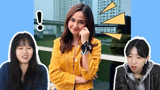 Reaksi Korea Terkejut Melihat Aktris Yang Tampil Cantik Berseragam Sekolah | Korean reacts to Syifa