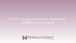 Nonprofit Grant Program - Douglas County CARES Act Funding