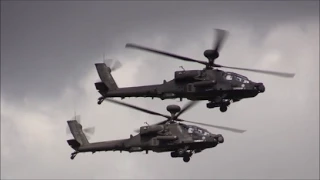 Apache AH1 2-Ship Demonstration - RIAT 2015