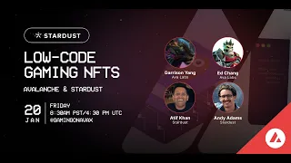 Low-Code Gaming NFTs ft. Stardust & Avalanche