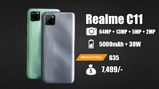 Realme C11 Unboxing | Price 7499 | MediaTek Helio G35 | Dual Camera 13MP + 2MP