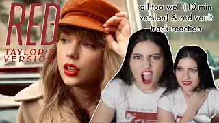 ALL TOO WELL (10 MIN VERSION) + RED TV VAULT TRACK REACTION |  RED TAYLOR'S VERSION REACTION