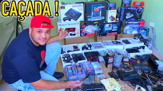 COMPREI uma COLEÇÃO DE VIDEO GAMES COMPLETA ! CAÇADA GAMER