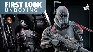 Hot Toys Crosshair Star Wars The Bad Batch Figure Unboxing | First Look