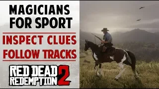 Investigate Trelawny's Carvan & Follow the Tracks | Magicians for Sport | Red Dead Redemption 2