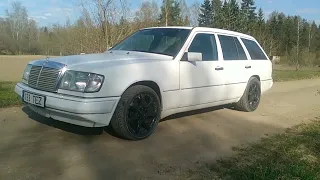 W124 custom air suspension