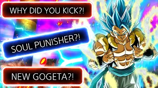 He's Mad Because I Kicked Him. So I Used The NEW Super Saiyan Blue Gogeta And Soul Punished Him!