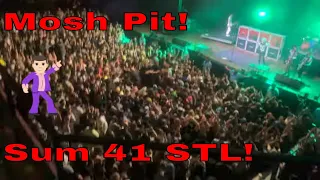 Sum 41 Live in Concert! Mosh Pit at Sum 41 Concert St  Louis, Mo! The Pageant May 2022!