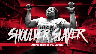 The perfect capped shoulder workout with 2x Ms Olympia Andrea Shaw!🏋🏽‍♀️ | MUTANT