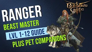 Baldur's Gate 3 Ranger Guide - Beast Master Subclass - Level 1-12 Guide
