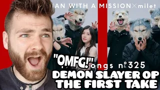 MAN WITH A MISSION × milet "Kizuna no Kiseki" | Demon Slayer Opening | THE FIRST TAKE | REACTION