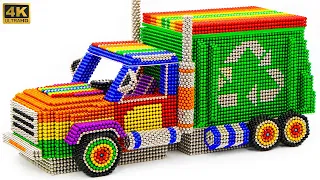 DIY - How To Make Trash Truck Car From Magnetic Balls | Car Model Ideas By Magnet Satisfying