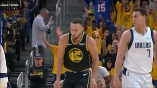 Steph Curry can't stop Dancing after winning Game 1 Vs MAVS 💪