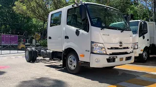 Hino Truck Sydney Australia - Hino 300 Series - 616 AT Wide Crew Cab Chassis - Commentary