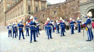 Swedish Royal Guard Playing Dancing Queen