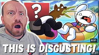 THIS IS DISGUSTING! TheOdd1sOut My Girlfriend, My Best Friend and the Barfy Beach Date (REACTION!)