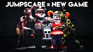 FNAF BUT IF I GET JUMPSCARED THE GAME CHANGES