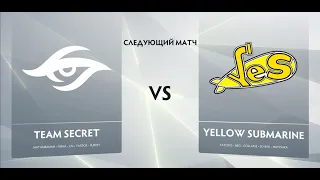 [RU] Secret vs Yellow Submarine Game 2 (BO3) ESL One Germany 2020