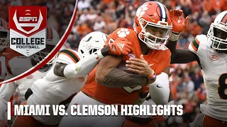 Miami Hurricanes vs. Clemson Tigers | Full Game Highlights
