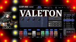 Valeton GP100 Presets пресеты звуки настройки