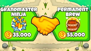 The BEST Tower Combination is UNBEATABLE! (Bloons TD Battles 2)