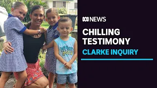 Clarke's estranged husband 'guarded' burning car where children perished, inquest hears | ABC News