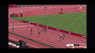 400m Hurdles Olympic Final Karsten Warholm 45.94