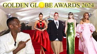 First Fashion review/roast of 2024 Golden Globes red carpet ( ￼￼ what a mess ) ￼