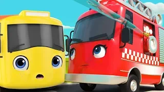 Go Buster - Wheels On The Bus! | Baby Cartoons - Toddler Sing Alongs | Moonbug