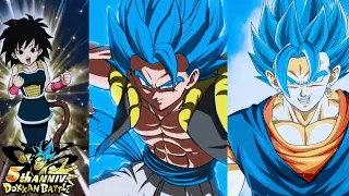 5TH ANNIVERSARY SSB GOGETA, SSB VEGITO, BARDOCK & GINE SA/ACTIVE SKILL ANIMATIONS DBZ Dokkan Battle