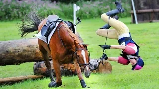NEW Horse Falls Compilation 2018 -  Best Bad Horse Riding Falls and Pony Fails - Equestrian Bloopers