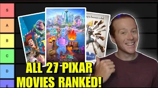 All 27 Pixar Movies Ranked! (Tier Ranking)