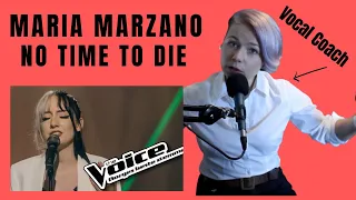 Maria Manzano - No Time To Die - New Zealand Vocal Coach Reaction and Analysis