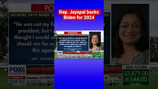 Democratic ‘squad’ member backs Biden running in 2024 #shorts