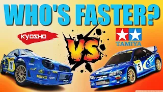 Kyosho Mk2 v.s. Tamiya TT-02 - Who's Faster?