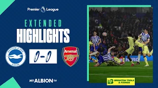 Extended PL Highlights: Albion 0 Arsenal 0