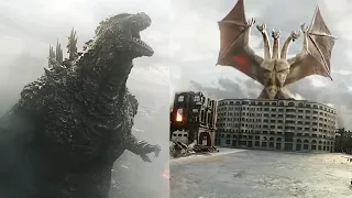 New Godzilla Ride Video Clip: Godzilla and King Ghidorah In Action!