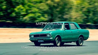 Ford mk2 cortina Mazda MX-5 Miata 1.6lt turbo build time lapse